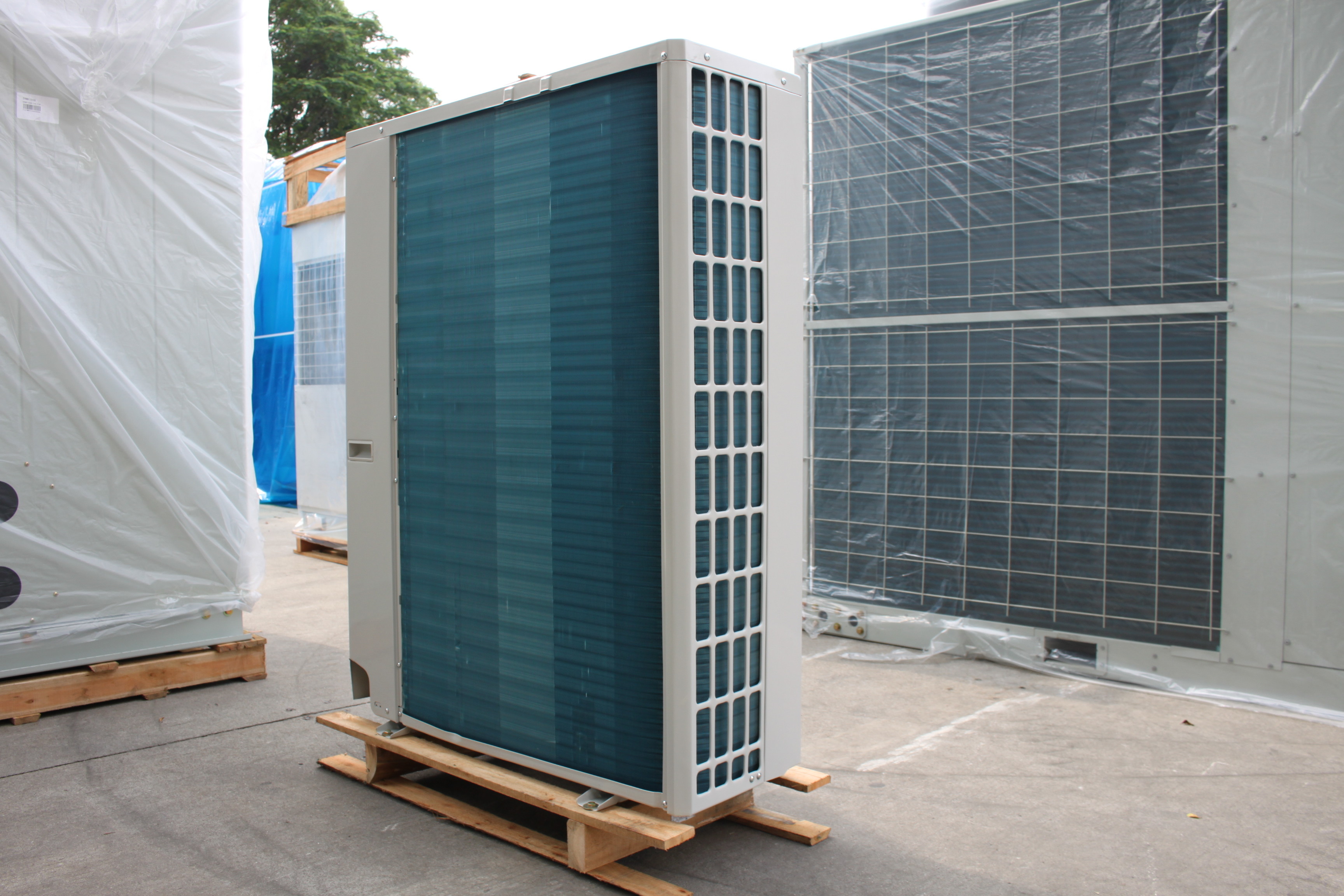 Komersial Air Cooled R22 air dingin 40.8kW Unit pompa panas Condenser